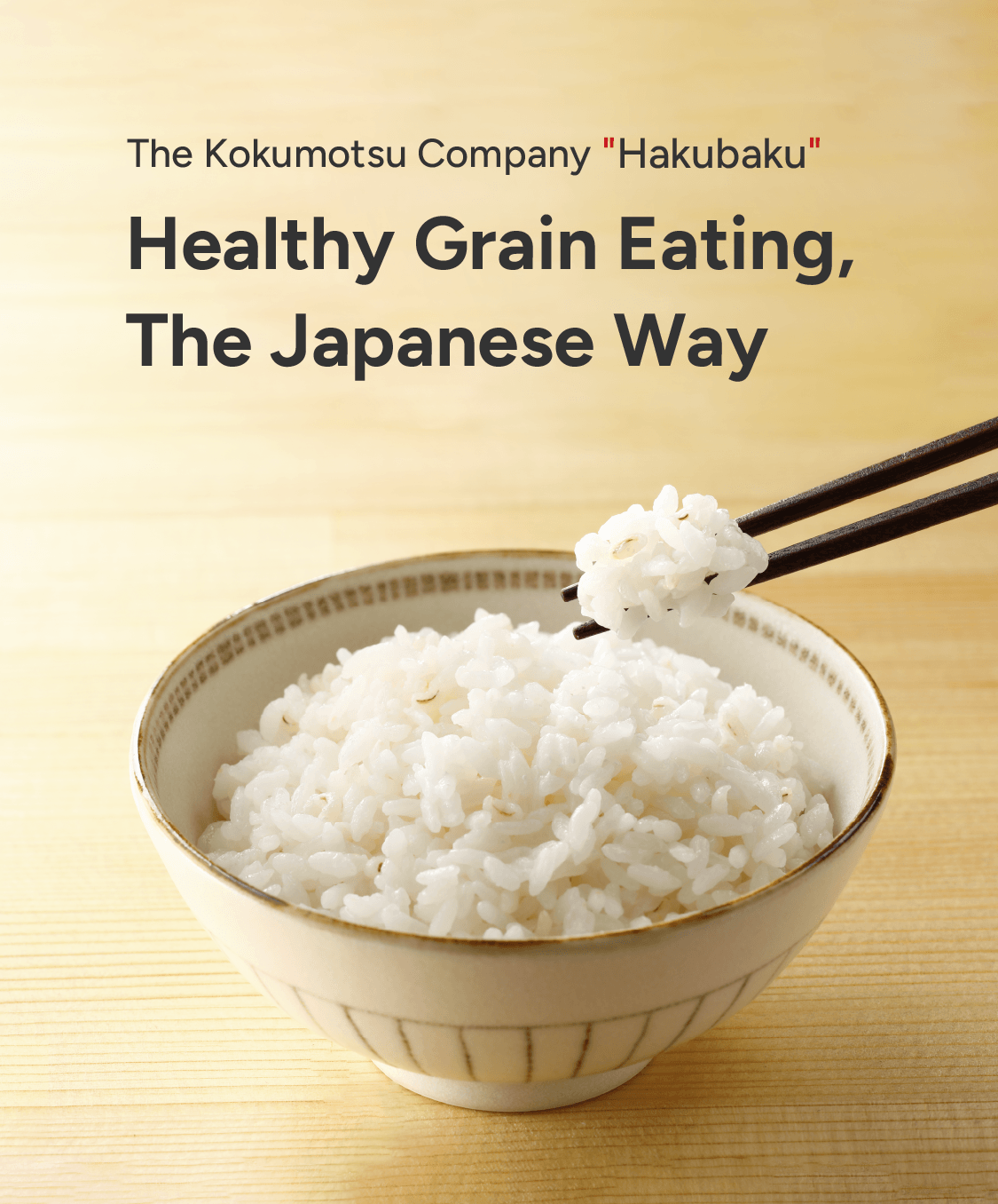 The Kokumotsu Company Hakubaku Healthy Grain Eating, The Japanese Way