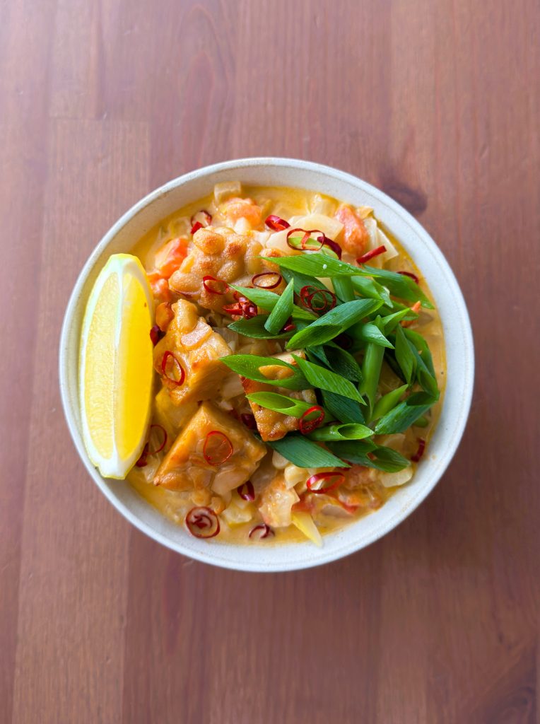 Coconut Tempeh Soba Noodles