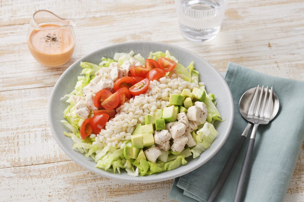 Glutinous Barley Salad