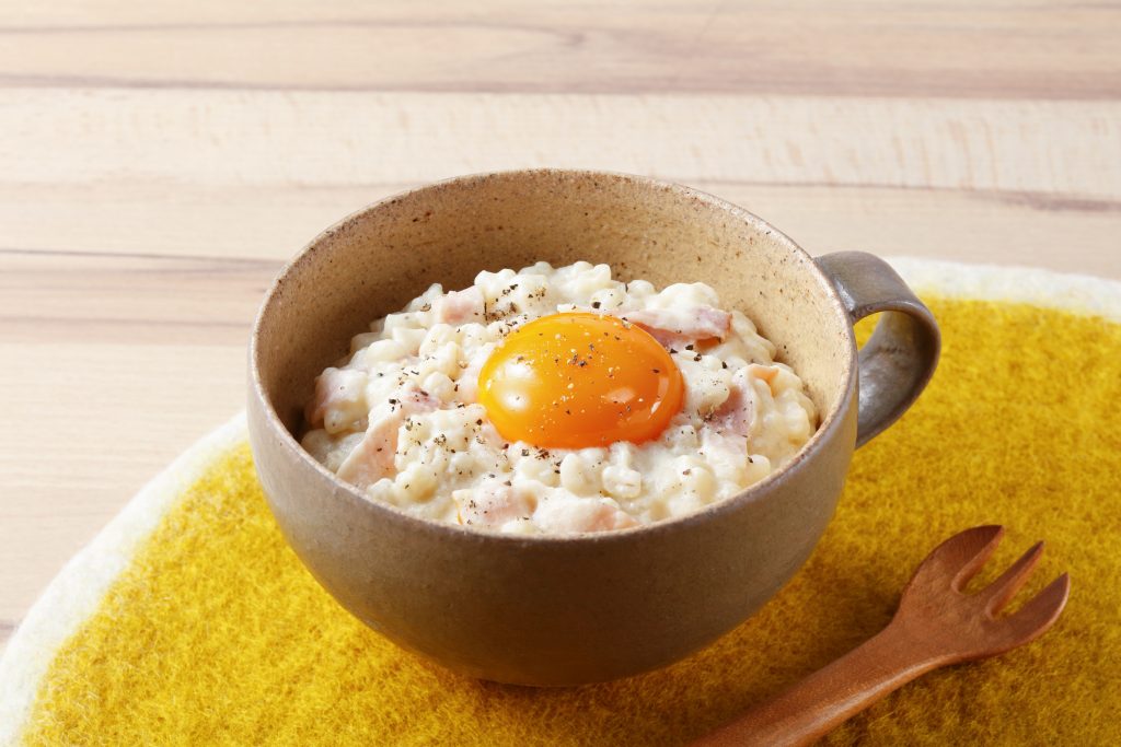 Carbonara Barley Risotto