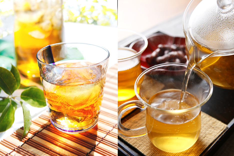 barley tea cold and hot